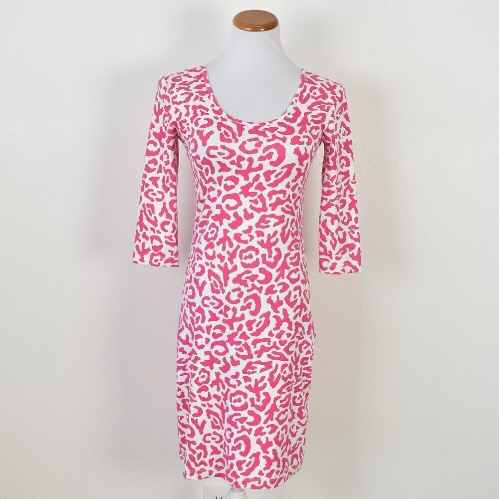 Persifor Kilpatrick Leopard Animal Print Dress - XS